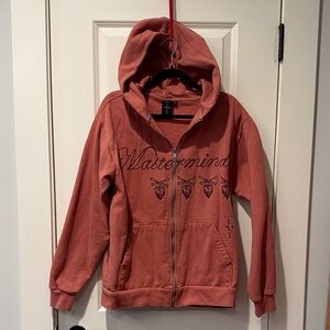 Cactus Jack by Travis Scott Rust Zip-Up Hoodie